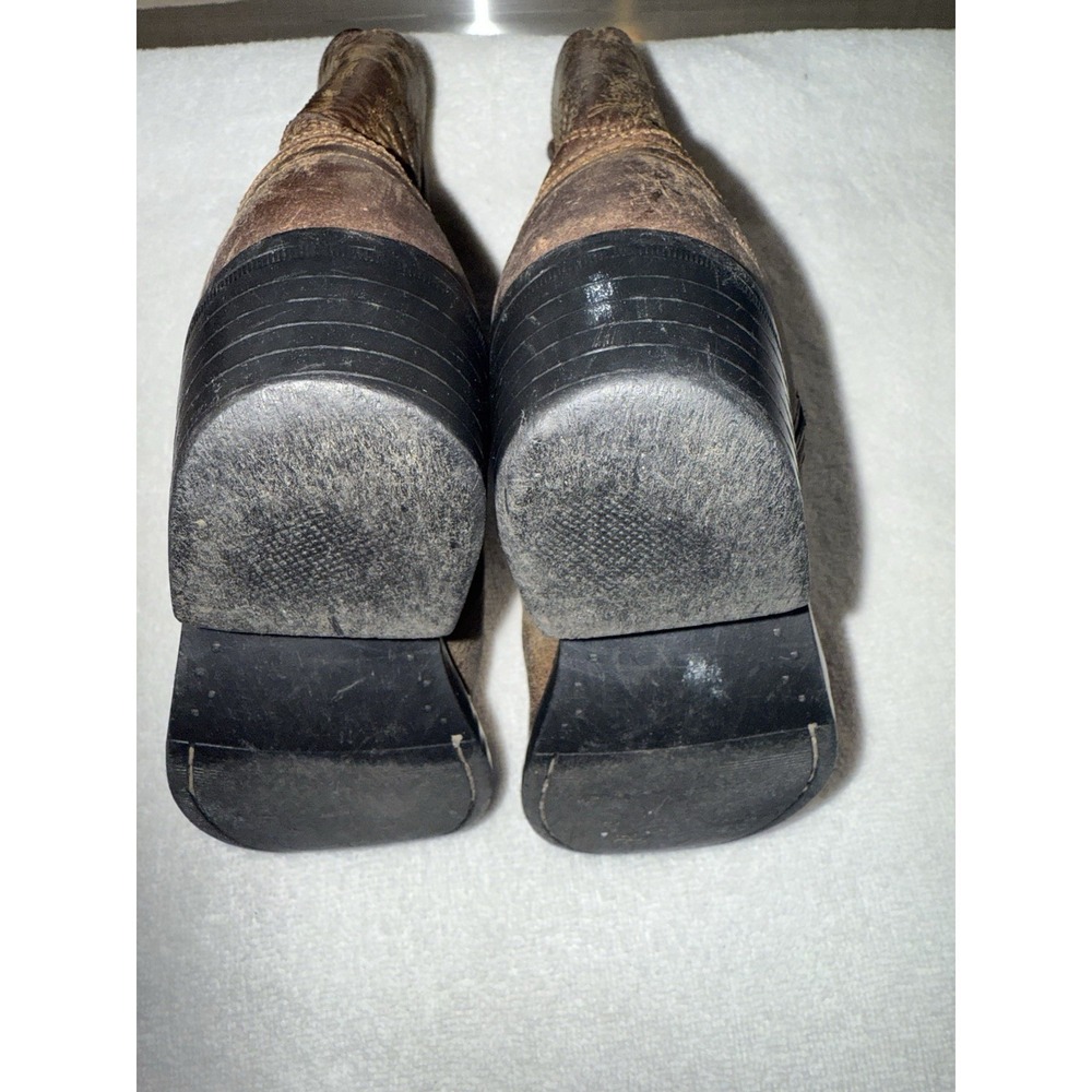 Masterson Boot Co‎ Size 8.5 M Brown Toddler Cowboy Boots - Picture 8 of 9